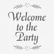Наклейка Welcome to the Party SVN-0028
