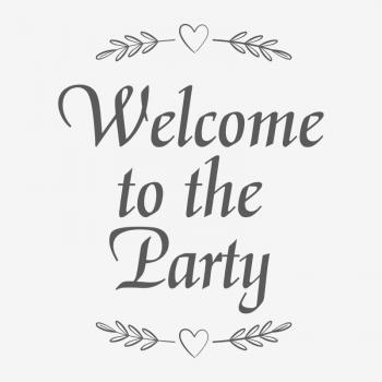 Наклейка Welcome to the Party SVN-0028