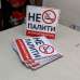Табличка "Не палити, штраф" TIK-0032