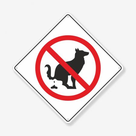 Табличка "Вигул собак заборонено" TOS-0046