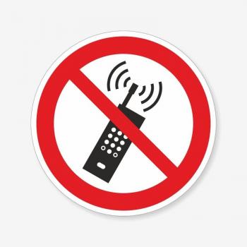 Знак Не активувати мобільний телефон TZ-P-013