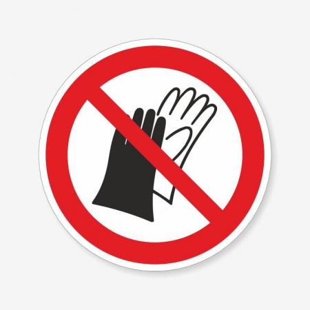 Знак Не використовувати рукавички TZ-P-028